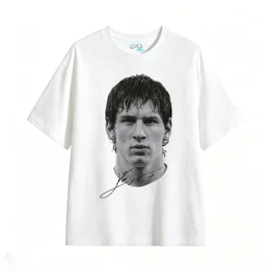 Lionel Messi Iconic Portrait Signature T-Shirt