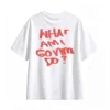 Remera Algodón Estampada What Am I Gonna Do Diseño Urbano