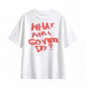 主图_2 Remera Algodón Estampada What Am I Gonna Do Diseño Urbano