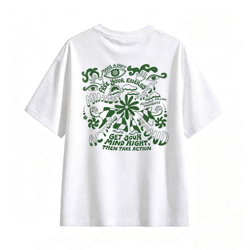 Remera Algodón Try It Out Estampado Urbano Diseño Retro
