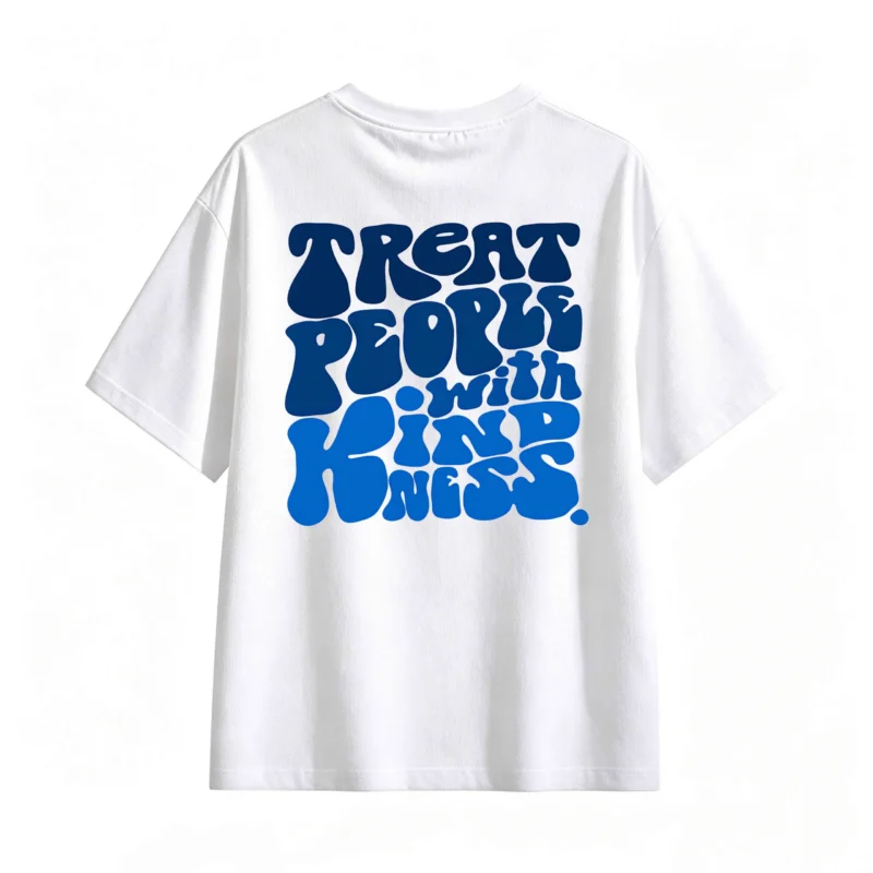 主图_2 Remera Algodón Estampada Treat People With Kindness Vintage