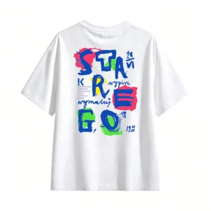 主图_2 Remera Algodón Estampado Urbano Diseño Abstracto Full Print