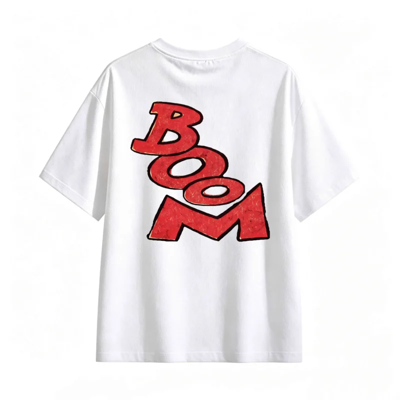 Remera Algodón Estampado Boom Comic Urbano Premium