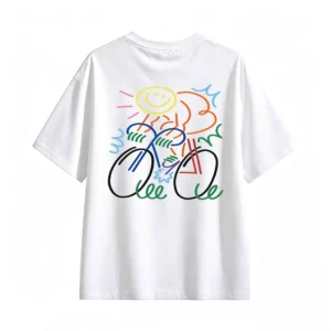 主图_2 Remera Algodón Estampado Bicicleta Sol Diseño Artístico Premium
