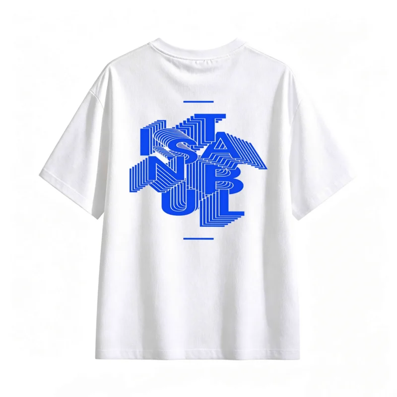 Remera Algodón Estampado Estambul Diseño Moderno Casual