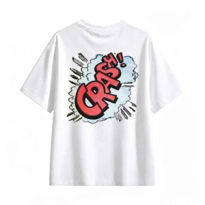 主图_2 Remera Algodón Estampado Crash Pop Art Diseño Urbano Premium