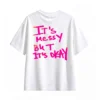 主图_2 Remera Algodón Frase Messy Estilo Urbano Casual Trendy