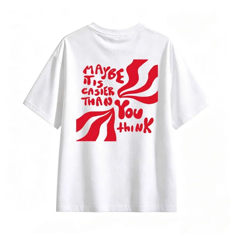 Remera Algodón Estampada Diseño Psicodélico Trendy Casual