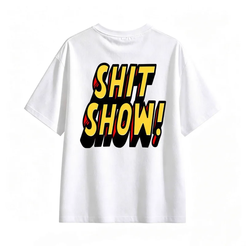 主图_2 Remera Algodón Estampada Shit Show Diseño Urbano Premium
