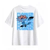 Remera Algodón Estampado Flower Diseño Vintage Casual Premium