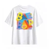 Remera Algodón Estampado Be Bold Diseño Abstracto Casual