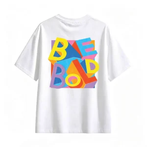 主图_2 Remera Algodón Estampado Be Bold Diseño Abstracto Casual