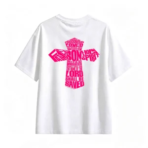 主图_2 Remera Algodón Estampado Cruz Religiosa Vintage Premium