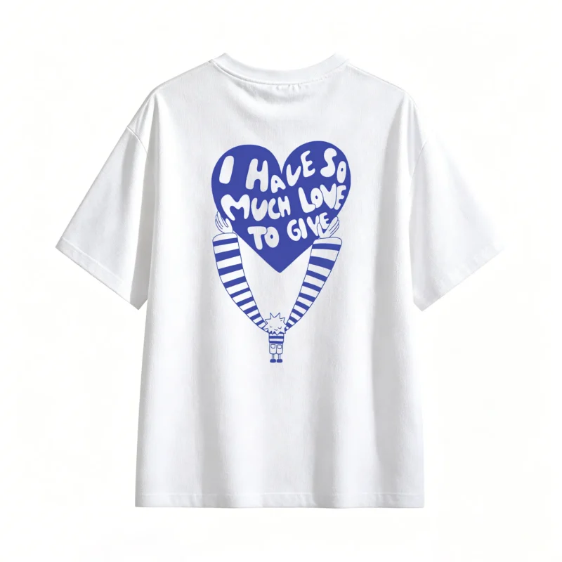 Remera Algodón Estampada Frase Love Diseño Urbano Premium