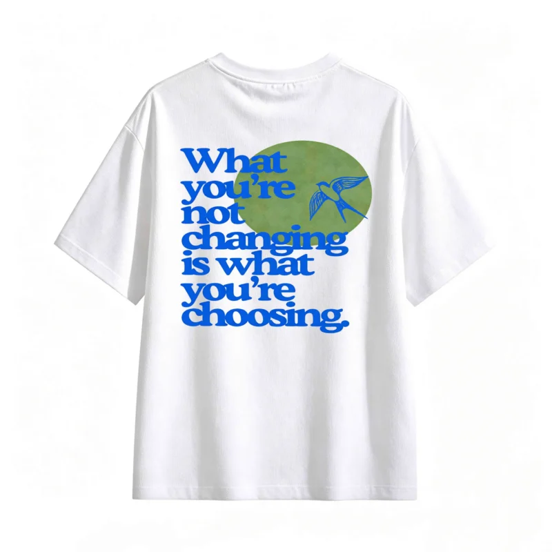 主图_2 Remera Algodón Estampada Frase Motivacional Calidad Premium