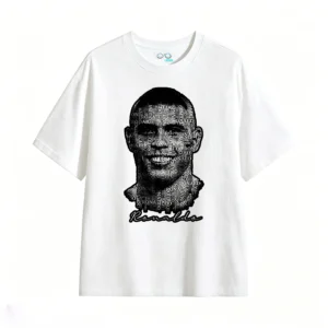Cristiano Ronaldo Typography Portrait Graphic T-Shirt