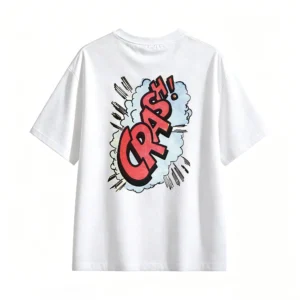 主图_2 Remera Algodón Estampado Crash Pop Art Diseño Urbano Premium