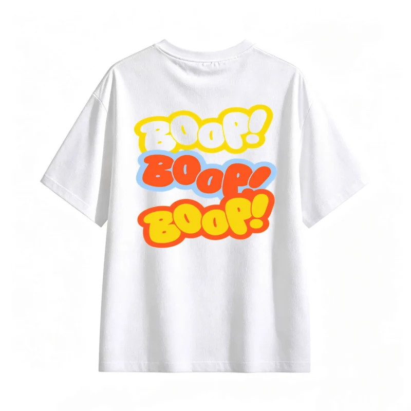 主图_2 Remera Algodón Estampado Boop Pop Art Diseño Urbano Premium