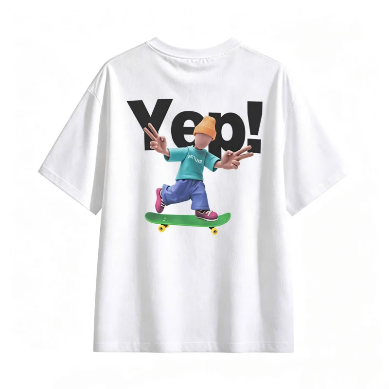 Remera Battlekd Algodón Estilo Urbano Oversize Skate Premium