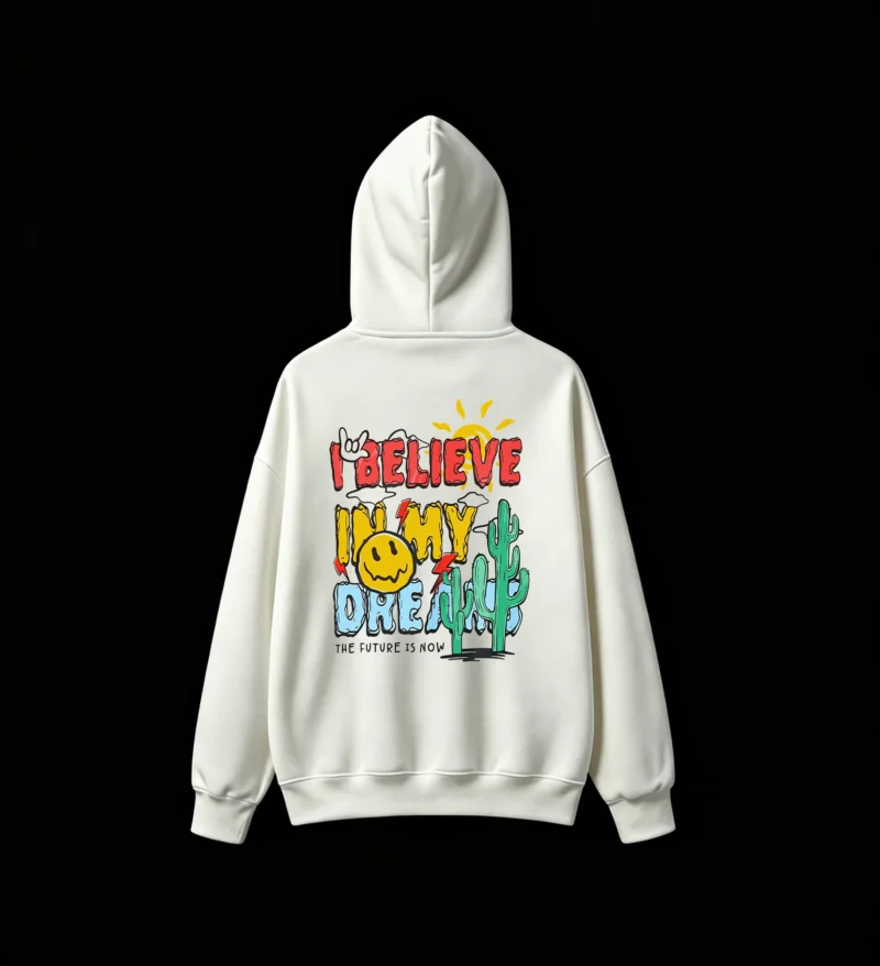 主图_2 Buzo capucha estampado Cactus frase Dreams