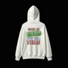 Buzo capucha estampado frase God Is Good vintage