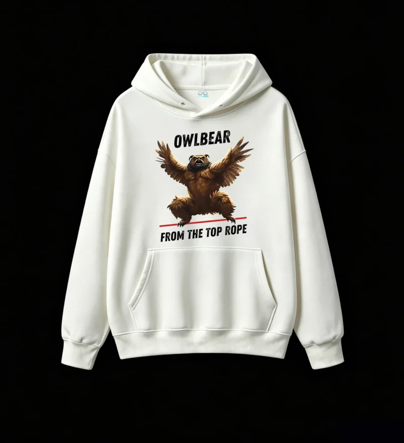 主图_2 Owlbear From The Top Rope Wrestling Hoodie