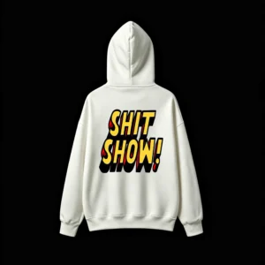 主图_2 Buzo capucha estampado Shit Show ilustración