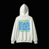 Buzo capucha estampado Let's Grow diseño gráfico