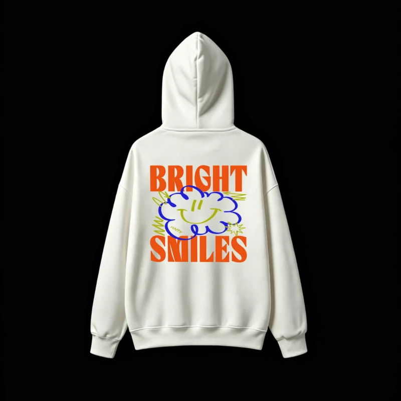 主图_2 Buzo capucha estampado Bright Smiles ilustración