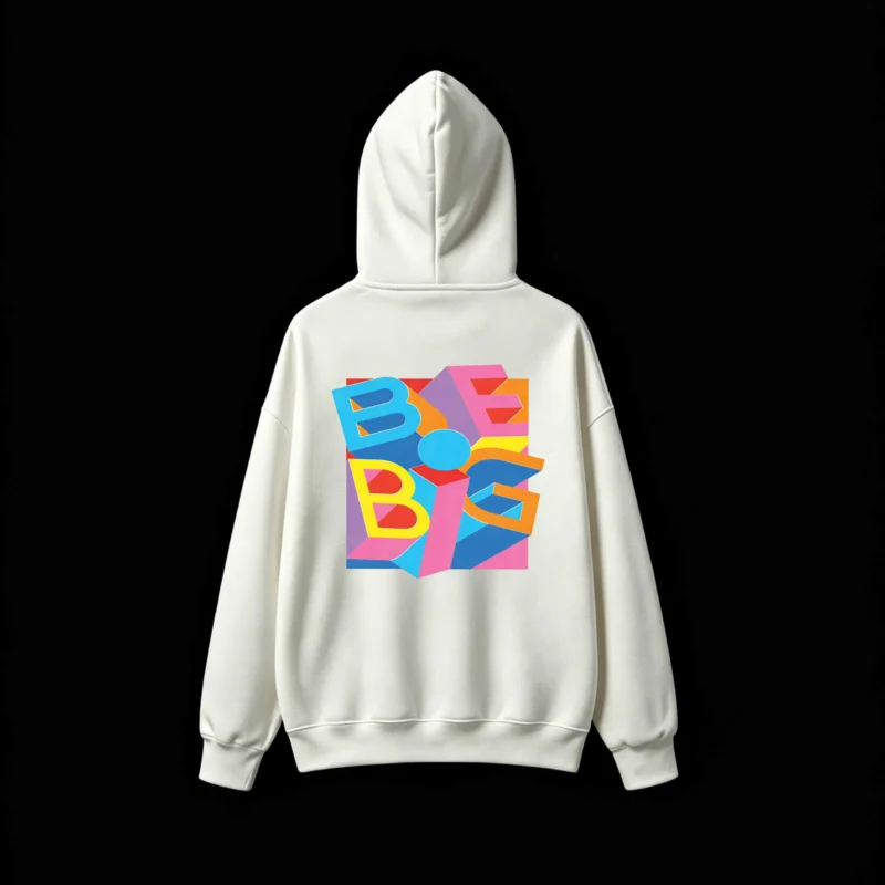 主图_2 Buzo capucha estampado 3D Be Big pop art