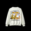 主图_2 Take It Slow Leopard Back Print Crew Neck Sweatshirt