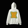 Buzo capucha estampado Make Art Not War retro