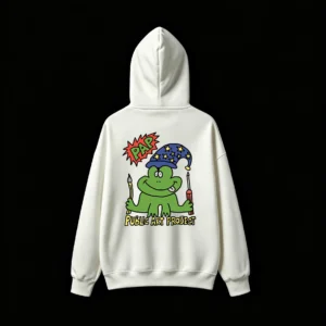 主图_2 Buzo capucha estampado rana mago diseño urbano