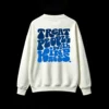 Buzo cuello redondo, estampa Treat People With Kindness retro