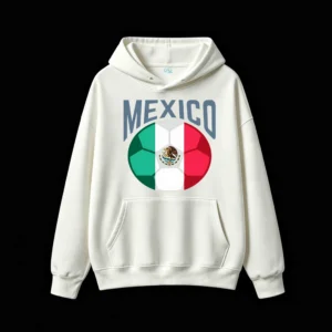 主图_2 Mexico Soccer Ball Flag Print Hoodie