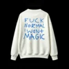 主图_2 Buzo cuello redondo, estampa frase Fuck Normal I Want Magic