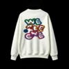 Buzo cuello redondo, estampa We Are One full color