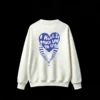 Buzo cuello redondo, estampa frase Love