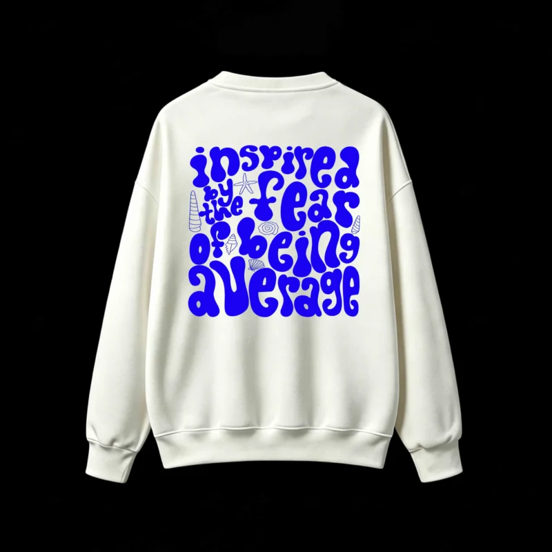 Buzo cuello redondo, estampa diseño psicodélico