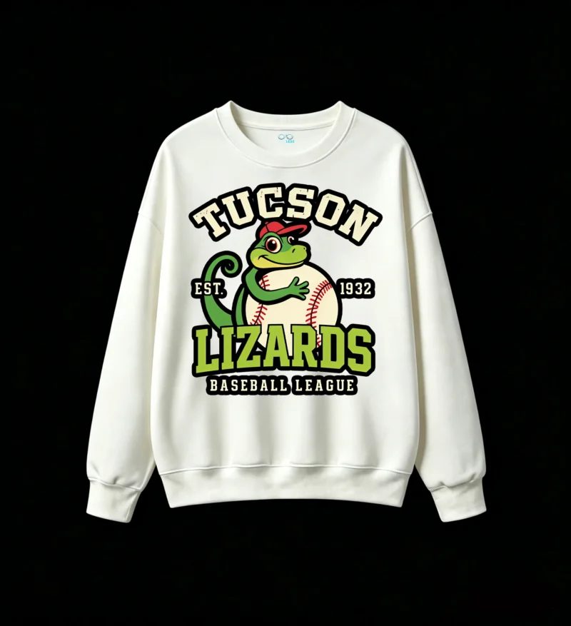 主图_2 Tucson Lizards Baseball League Mascot Sweatshirt