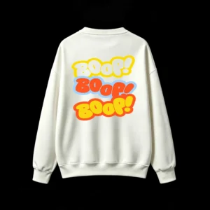 主图_2 Buzo cuello redondo, estampa Boop retro pop art
