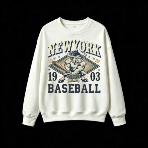 New York Baseball 1903 Bull Graphic Sweatshirt