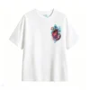 Remera Algodón Estampado Corazón Nautilus Arte Surrealista