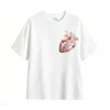 主图_2 Remera Algodón Estampado Corazón Abstracto Arte Urbano Premium