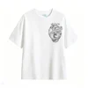 Remera Algodón Estampado Corazón Galaxia Premium Casual