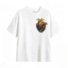 Remera Algodón Estampado Corazón Espacial Diseño Premium
