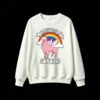 Majestically Awkward Funny Llama Unicorn Rainbow Sweatshirt