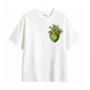 Remera Algodón Estampado Corazón Cactus Diseño Artístico Urbano