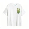 主图_2 Remera Algodón Estampado Botánico Corazón Natural Premium