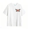 Remera Algodón Estampado Corazón Alas Mariposa Oversize